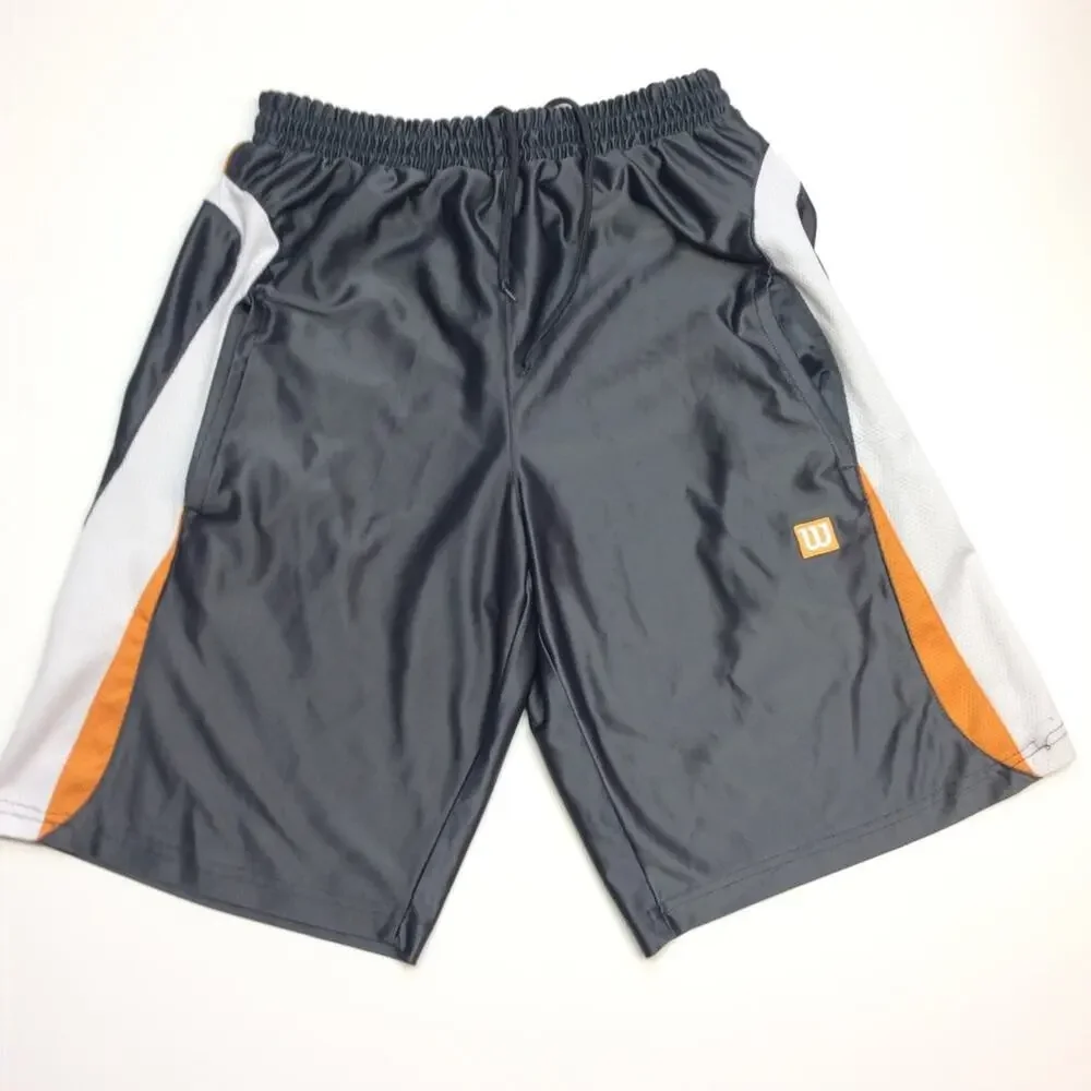 Wilson Boys Basketball Shorts Large 14 16 Gray